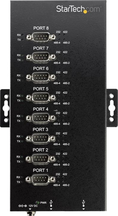 Actual product image StarTech 8 Port Industrial USB to RS232/422/485 Serial Adapter - 15kv ESD Protection - USB to Serial A... (USB-A, 8 ports)