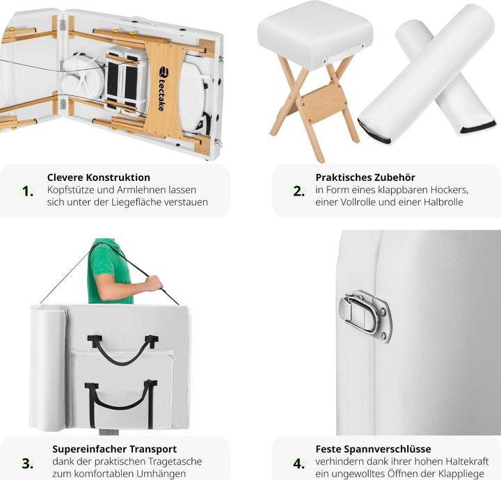 Produktbild tectake Massageliege