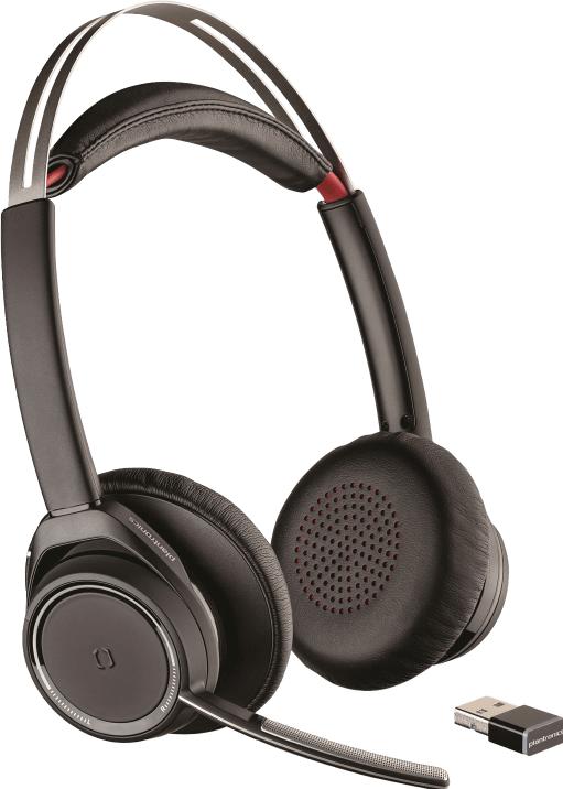 Actual product image HP Poly Voyager Focus (Wireless, USB-A, Microsoft teams, Skype)