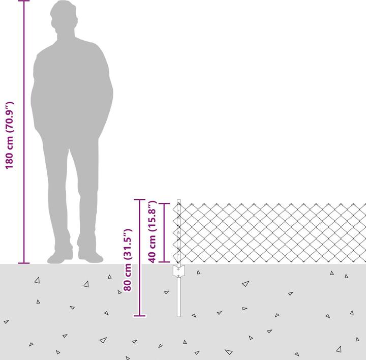 Produktbild vidaXL Aussenbarriere