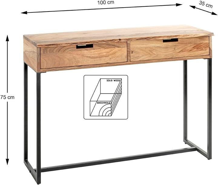 Image du produit HAKU Möbel Konsole (100 x 35 x 75 cm)