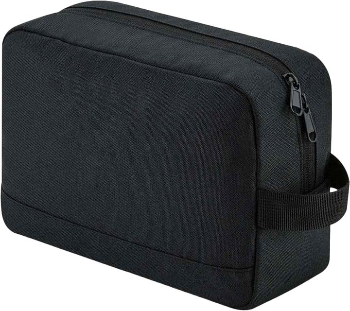 Actual product image Bagbase Essentials cosmetic bag recycled material