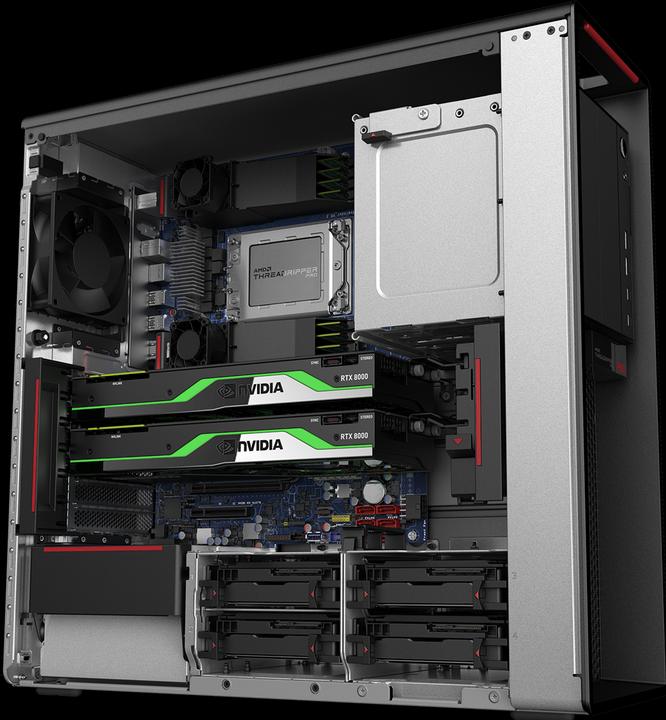 Actual product image Lenovo ThinkStation P620 (AMD Ryzen Threadripper PRO 5975WX, 64 GB, 1000 GB)