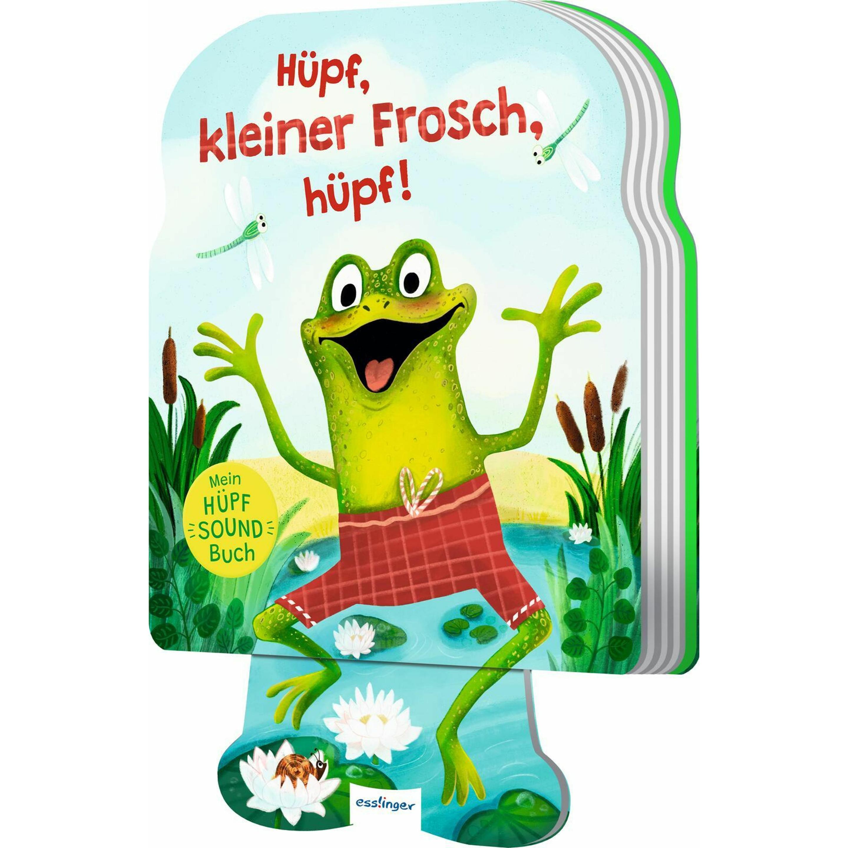 Esslinger, Babybücher, Mein Hüpf-Sound-Buch: Hüpf, kleiner Frosch, hüpf! (Deutsch)