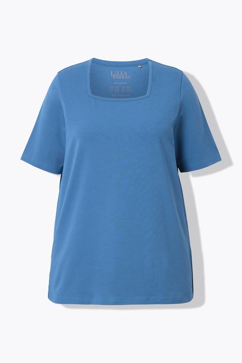Actual product image Ulla Popken Essential Square Neck Stretch Tee (54, 56)