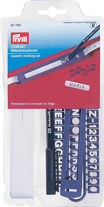 Immagine prodotto Prym Set di marcatura per lavanderia 6 m, carta
