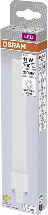 Produktbild Osram Dulux S (G23, 6 W, 700 lm, 1 x, F)