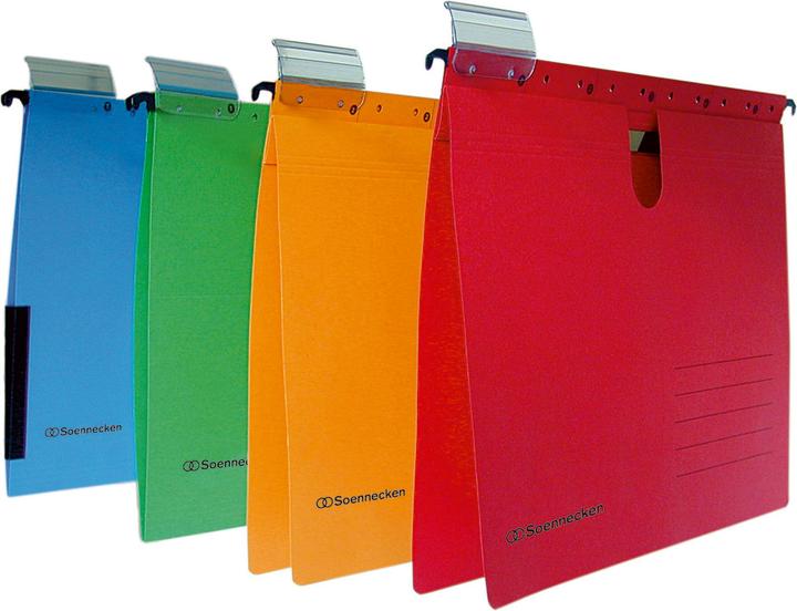 Actual product image Soennecken Hanging stapler blue A4 professional stapling 220g recycled cardboard 25 pcs/pack. (A4, 25x)