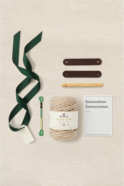 Actual product image DMC Gift of Stitch crochet set storage basket