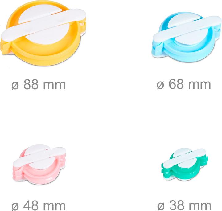 Actual product image Relaxdays Knitting ring set