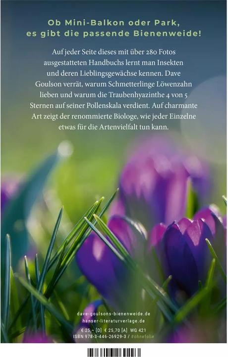 Produktbild Bienenweide und Hummelparadies (Deutsch, Dave Goulson, Elsbeth Ranke, 2021)