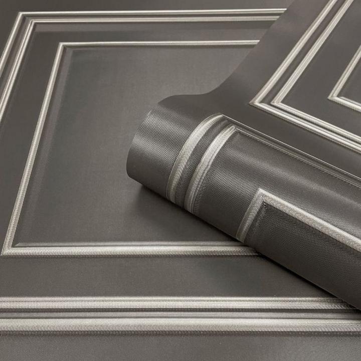 Immagine prodotto Belgravia Carta da parati testurizzata con pannelli in legno Amara (53 x 1000 cm)