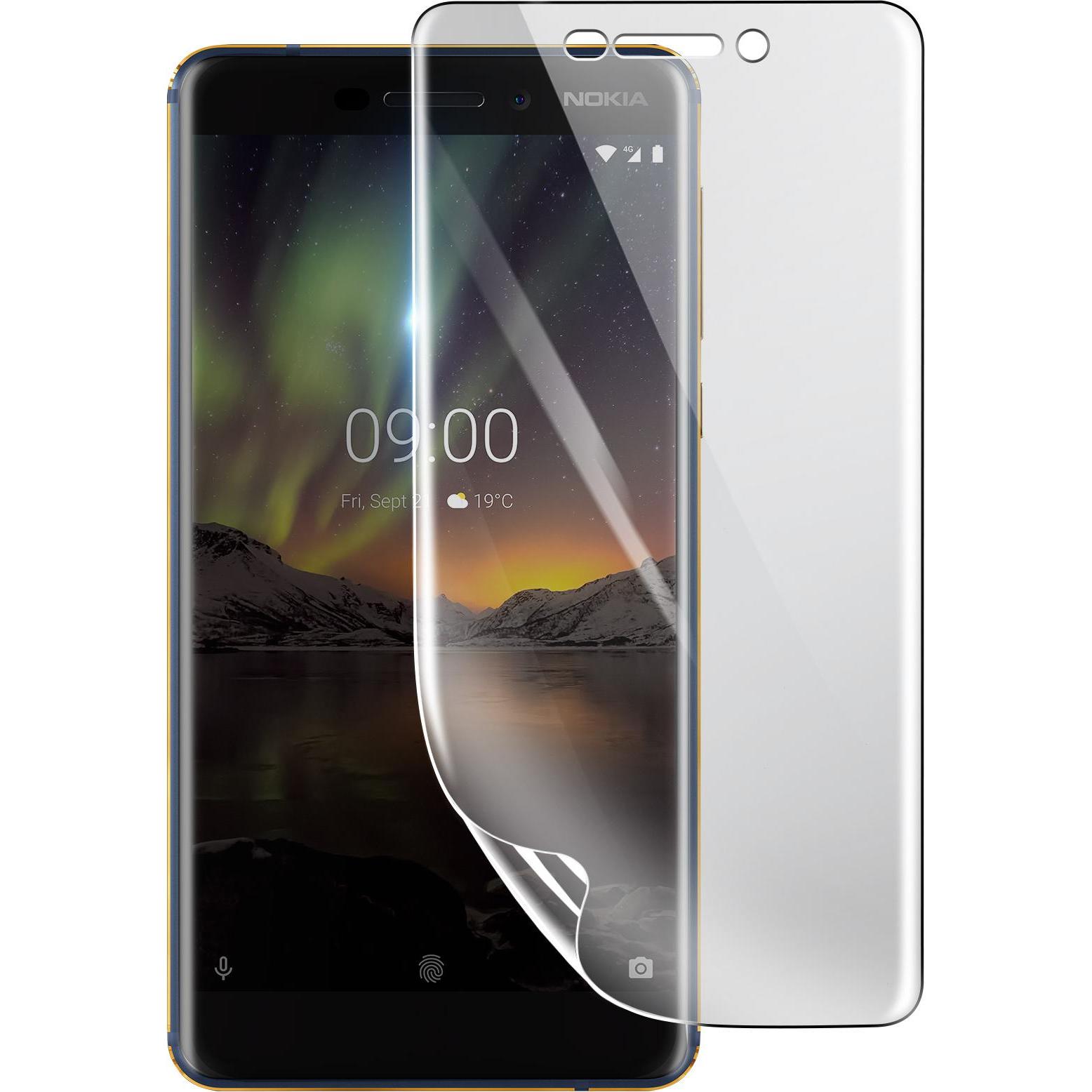 Thumbnail - 3MK Hydrogel Bildschirmfolie für Nokia 6.1 (1 Stück, Nokia 6.1), Smartphone Schutzfolie, Transparent