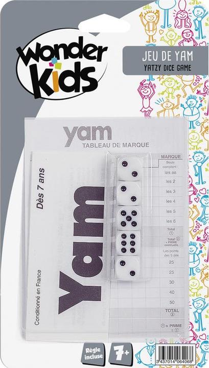 Wonderkids Yam-Spiel Mit Würfeln Und Block