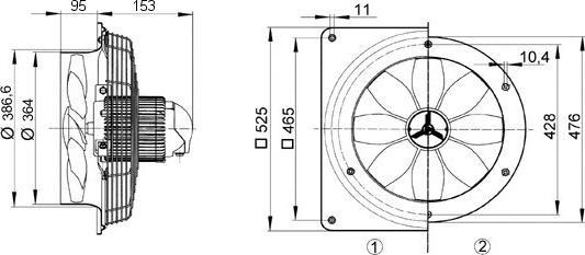 Immagine prodotto Maico Ventilatore assiale a parete