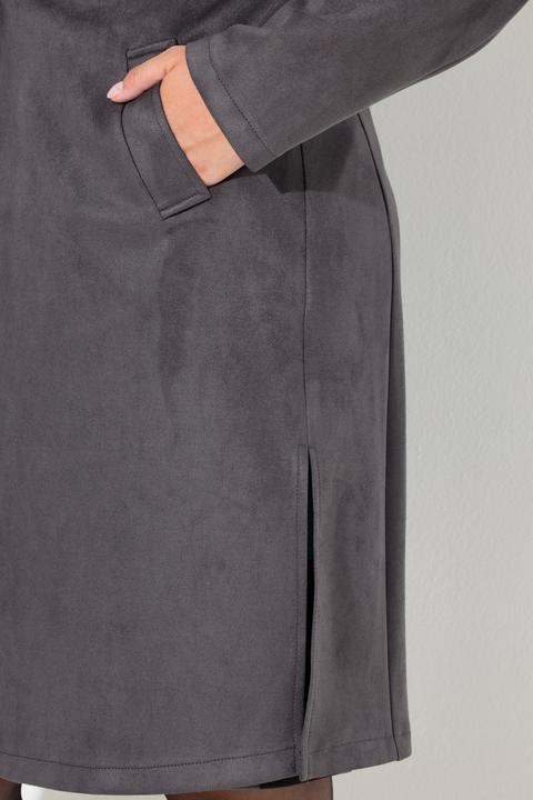 Immagine prodotto Ulla Popken Blazer lungo in velours con revers e maniche lunghe (54)