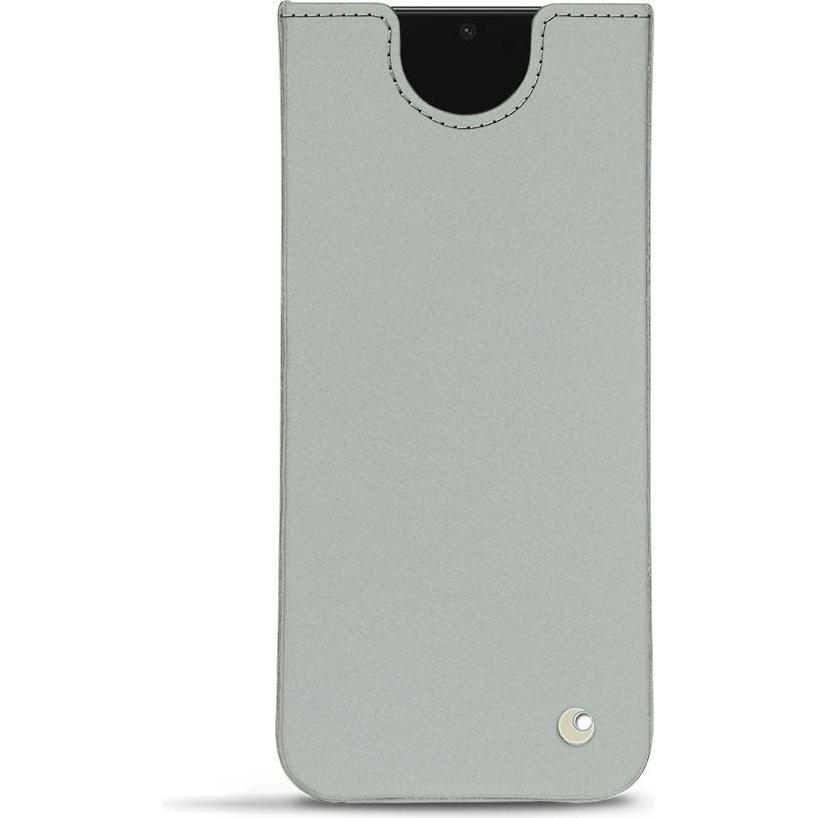 Noreve Lederschutzhülle (Samsung Galaxy S22), Smartphone Hülle, Grau