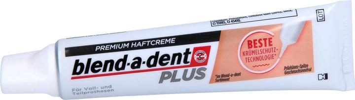 Actual product image Blend-a-dent Plus Premium Adhesive Cream Crumb Protection, 40 g cream