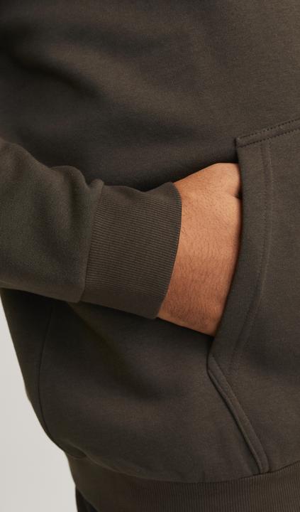 Actual product image Jack & Jones Jjebradley Sweat Zip Hood Noos Pls (6XL)