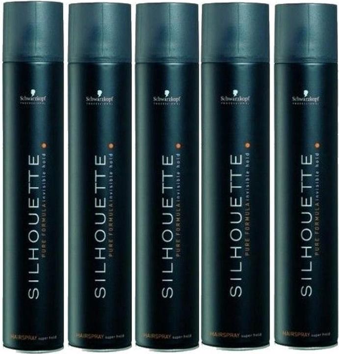 Image du produit Schwarzkopf Professional 10x Schwarzkopf Silhouette Super Hold Spray 500 ml (500 ml)