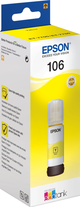 Actual product image Epson 106 EcoTank Ink (Y)
