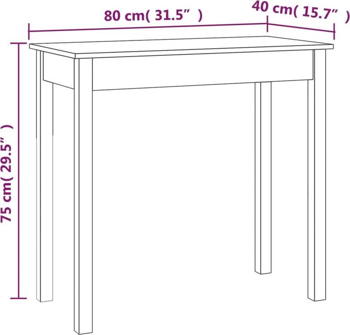 Image du produit vidaXL Delaney (110 x 40 x 75 cm)