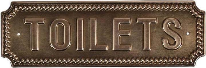 La Finesse Türschild Toilets