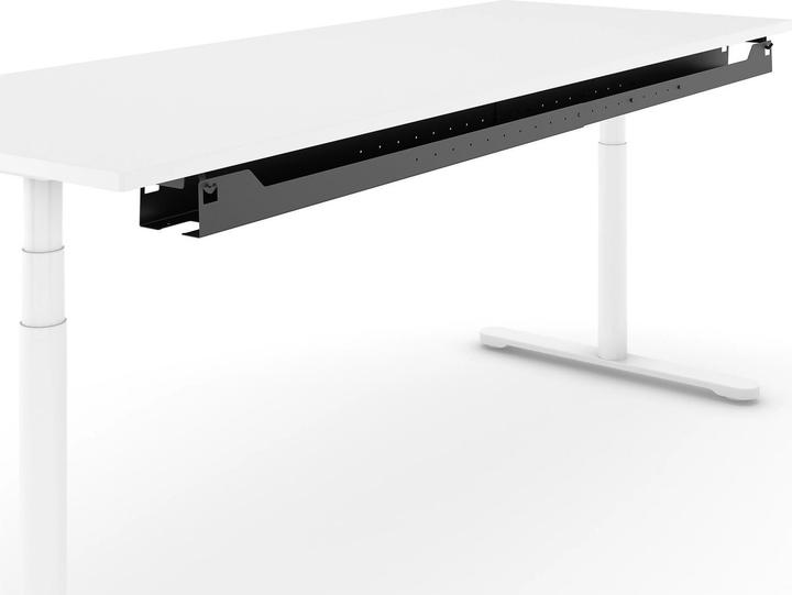 Produktbild Actiforce Kabelwanne Stretch, 1040 - 1840 mm, Schwarz (Kabelkanal, 184 cm)