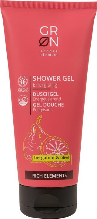 GRN RICH Duschgel energetisierend Bergamotte & Olive (200 ml)