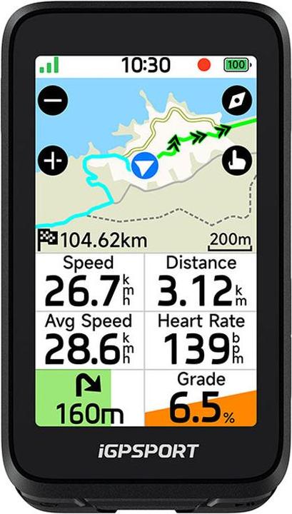 Actual product image iGPSport BiNavi Air Touch Screen GPS Cycling Computer