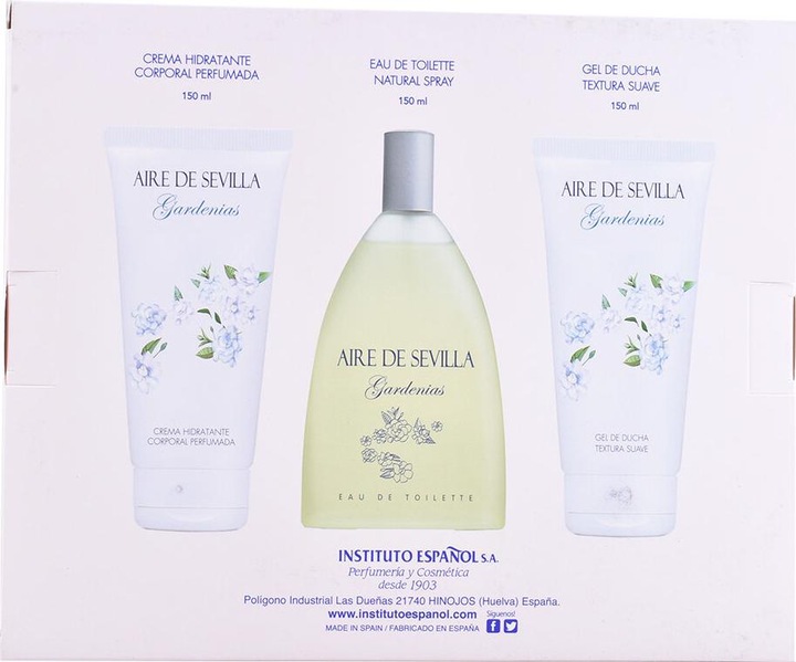 Aire de Sevilla GARDENIAS COFFRET 150ML EDT Geschenk Set (Parfum set)