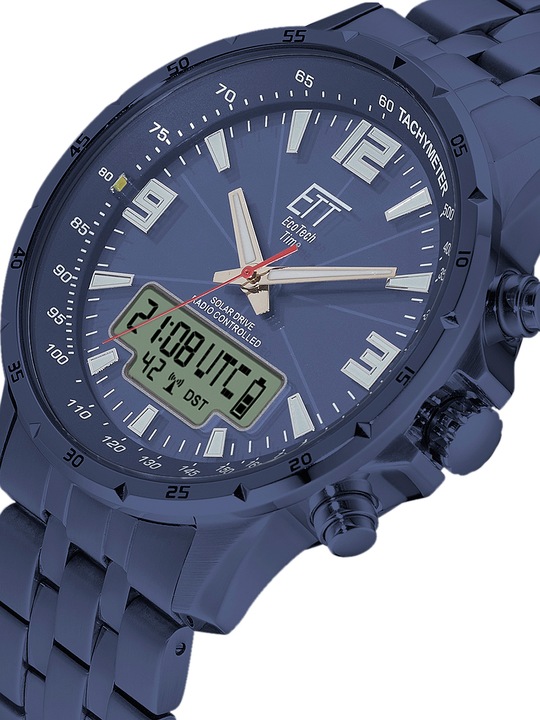 Produktbild ETT EGS-11566-31M Solar Drive Funk Professional Arctica 43mm (Digitaluhr, Analoguhr, 43 mm)