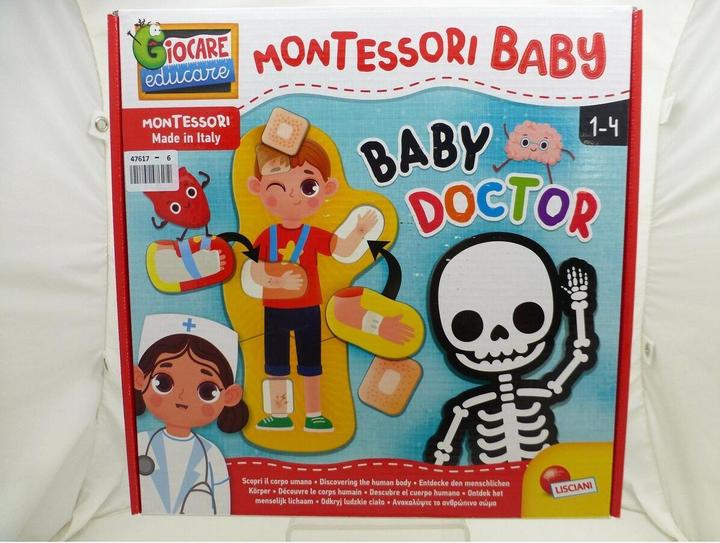 Actual product image Lisciani Montessori Playbox Baby Little Doctor (Multilingual, 1 - 4 years)