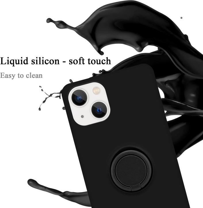 Produktbild Cadorabo Hülle für Apple iPhone 14 im TPU Liquid Ring Silicone Case Style (Apple iPhone 14)