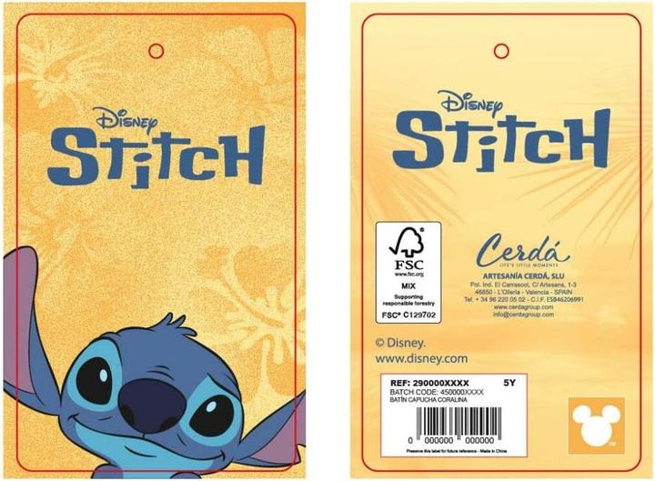 Productafbeelding Stitch Kinder-Morgenmantel Blau