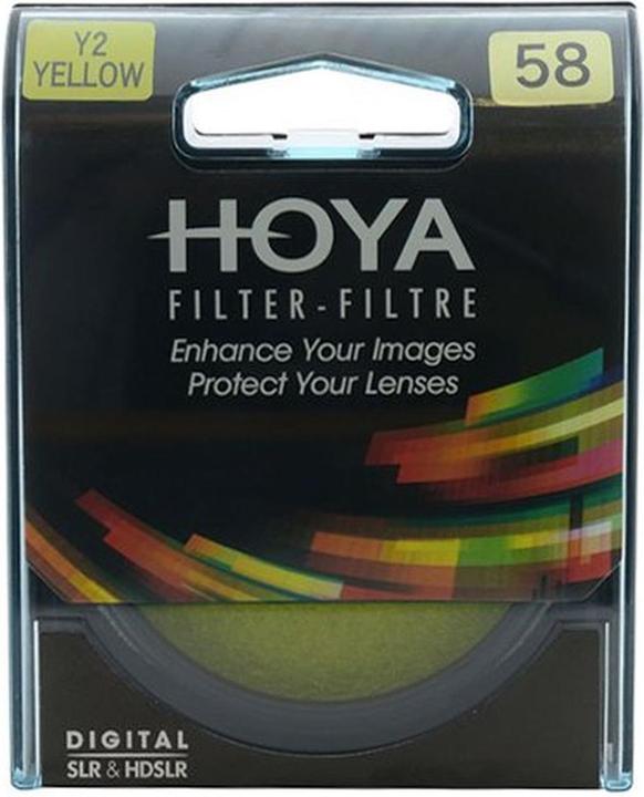 Actual product image Hoya Filter Y2 Pro HMC yellow 52mm (52 mm, Colour filters)