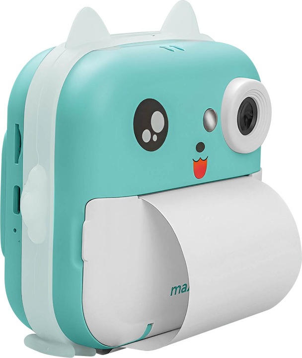 Actual product image Maxlife printing camera MXPC-100 blue