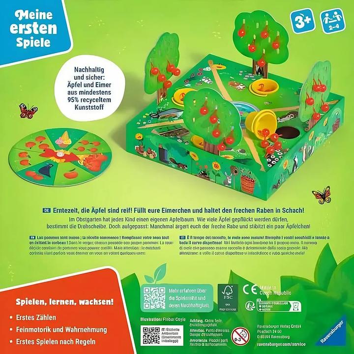 Produktbild Ravensburger Äpfelchen (Deutsch, Französisch, Italienisch, 2 - 4 Spieler)