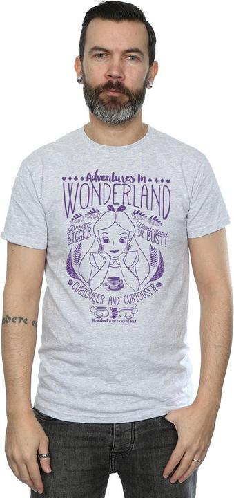 Actual product image Disney Mens Alice In Wonderland Adventures In Wonderland T-Shirt (S)