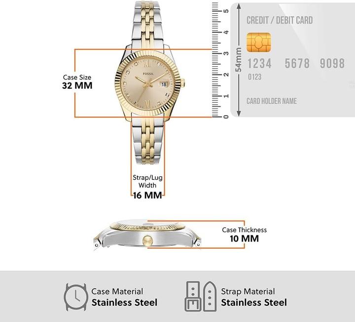 Immagine prodotto Fossil Scarlette Mini (Orologio da polso analogico, 32 mm)