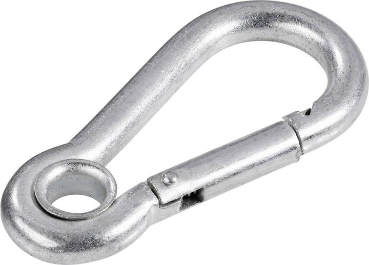 Actual product image Toolcraft Fire brigade snap hook with K