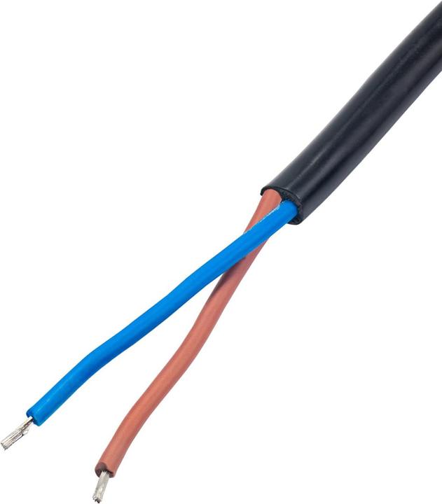 Actual product image Akyga AK-OT-06A Power cable (1x Euro plug - 1x open cable ends) Black (3 m)