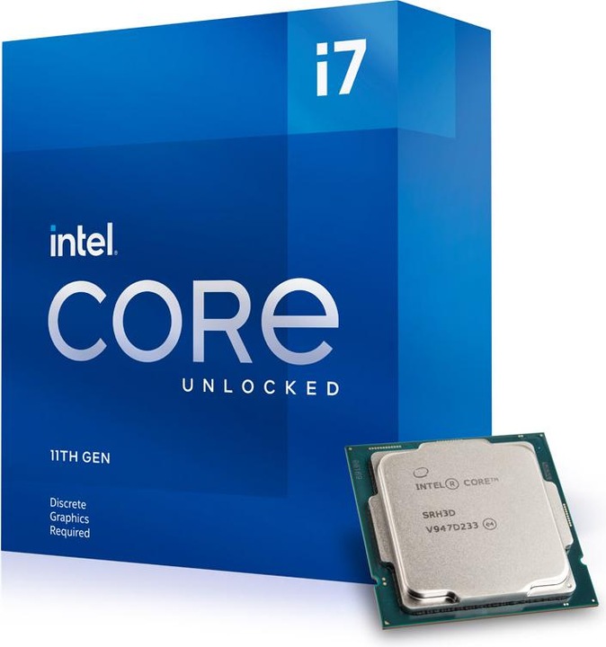 Produktbild Intel Core i7-11700KF (LGA 1200, 3.60 GHz, 8 -Core)