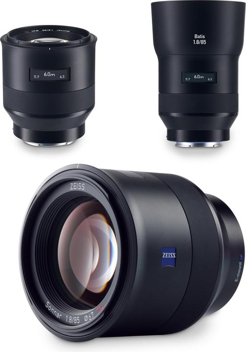 Actual product image Zeiss Batis 85mm 1.8 (Sony E, full size)
