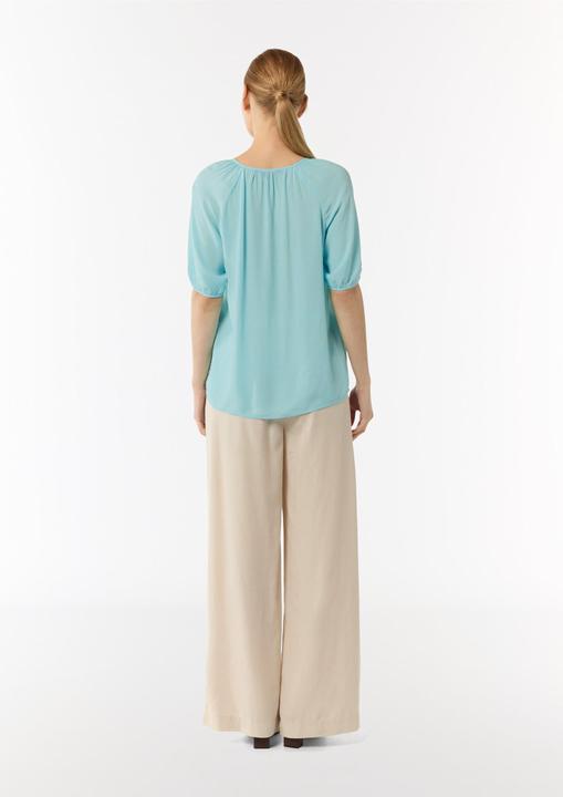 Immagine prodotto Comma Bluse Crêpe-Bluse mit voluminösen Ärmeln und Raffung (36)