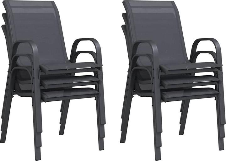 Produktbild vidaXL stapelbarer Gartenstuhl