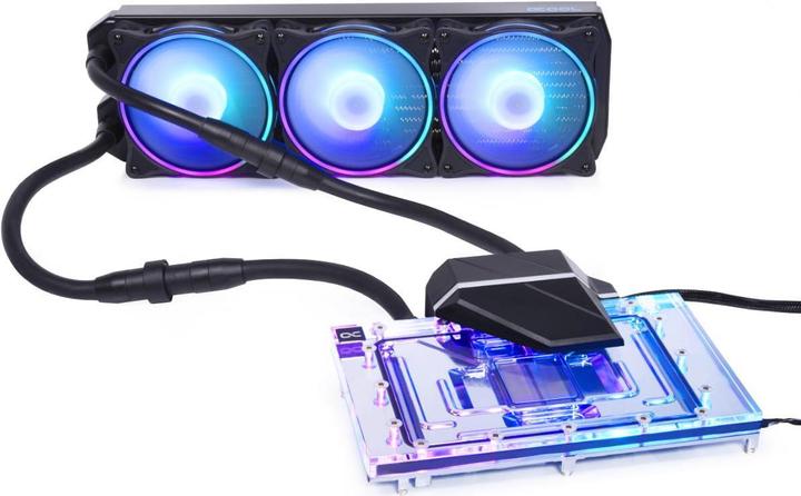 Alphacool Eiswolf 2 AIO - Design di riferimento RTX 4090 da 360 mm con piastra posteriore