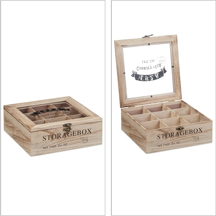 Image du produit Relaxdays Boîte thé