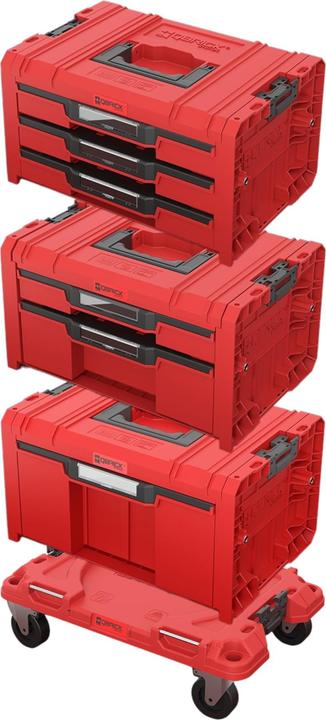 Produktbild Qbrick System PRO Drawer Workshop Set 6 2.0 RED ULTRA HD Werkzeugkasten Set 4 tlg. 525 x 345 x 885 (4 Teile)