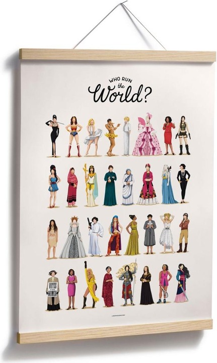 Produktbild Trenddeko Tohmé - Who run the World (24 x 30 cm)